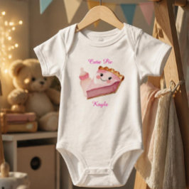 Para Bebê Conjunto de Body Infantil Torta Cor-de-Rosa e Mama