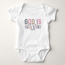 Para Bebê Deus Ainda Está Escrevendo a Sua História Body par