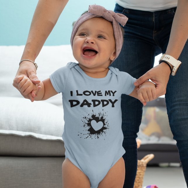 Para Bebê Eu Amo Meu Papai - body de bebê, presente de bebê, (Criador carregado)