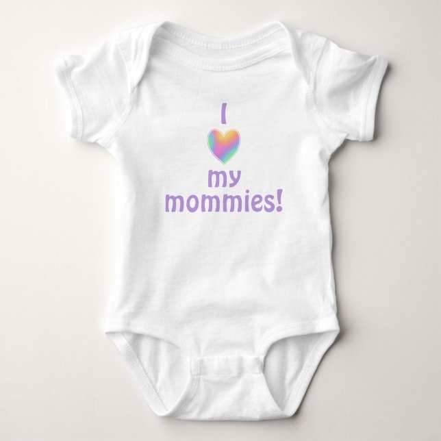Para Bebê Eu Amo o Body da Minha Mamãe (Frente)