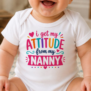 Para Bebê Eu Recebo Minha Atitude Da Minha Babá Body