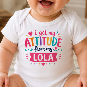 Para Bebê Eu Recebo Minha Atitude Da Minha Lola Body