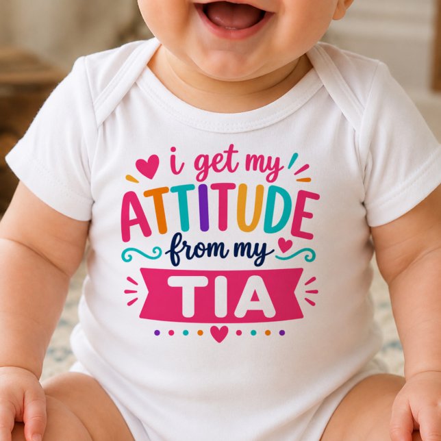 Para Bebê Eu Recebo Minha Atitude Da Minha Tia Body (Criador carregado)