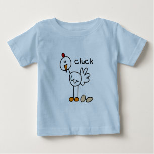 Para Bebê Figura camiseta e presentes da vara da galinha