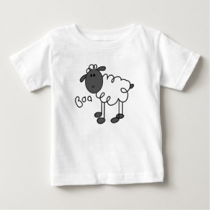 Para Bebê Figura camiseta e presentes da vara dos carneiros