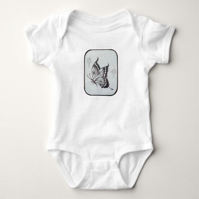 Para Bebê MBC Butterfly Baby Body (Frente)