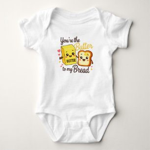 Para Bebê Meu Pequeno Body de Manteiga e Pão