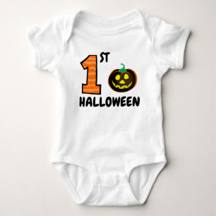 Para Bebê My 1st Halloween Cute Baby Spooky Body Suit