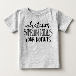 Para Bebê O Que Espalhar Sua Camiseta Rosquinha Kids