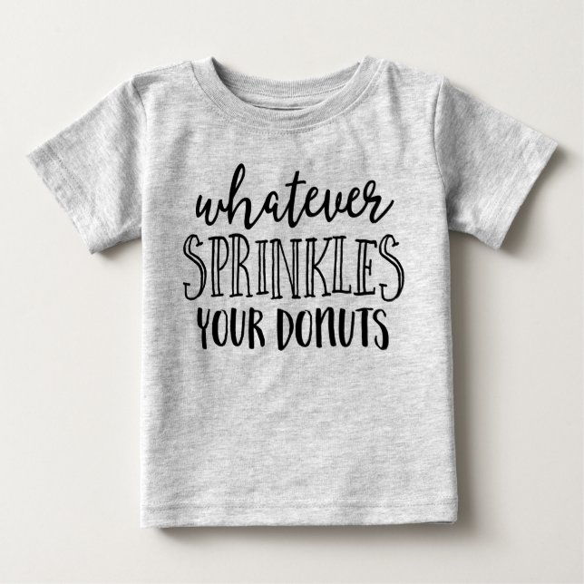Para Bebê O Que Espalhar Sua Camiseta Rosquinha Kids (Frente)