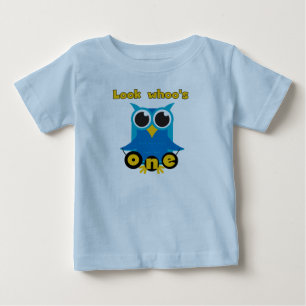 Para Bebê Olhe Whoo o camiseta 1 e os presentes