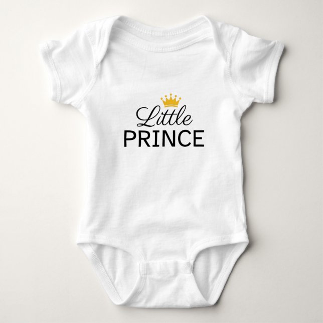 Para Bebê Pequeno Príncipe: Body Charmoso (Frente)