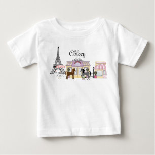 Para Bebê Pôneis Bonito Personalizados, Camiseta Cavalo de