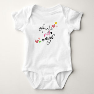 Para Bebê Roupa de bebé Auntie mi amigo body