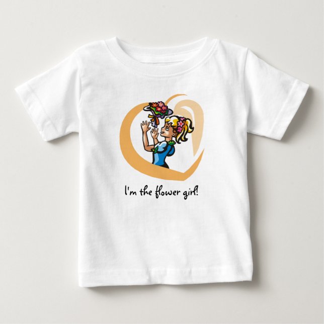 Para Bebê Sou a florista! Camiseta (Frente)
