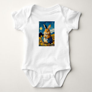 Para Bebê Starry Primavera Bunny Baby Body