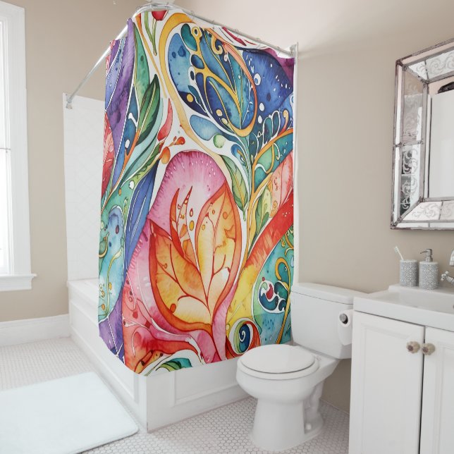 Para Box Abstrato face trabalho de arte 1207 - Chá Cortina (In Situ)