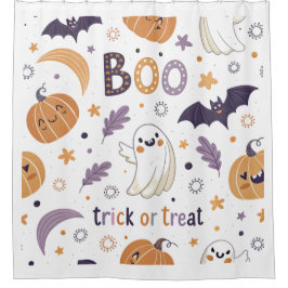 Para Box "Bonita Cortina de Chá do Halloween Boo Fantasma e