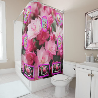 Para Box Cartão-postal da cortina de Chá das flores gigante