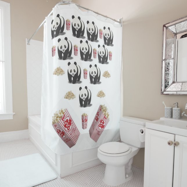 Para Box Chá Cortina Panda Popcorn (In Situ)