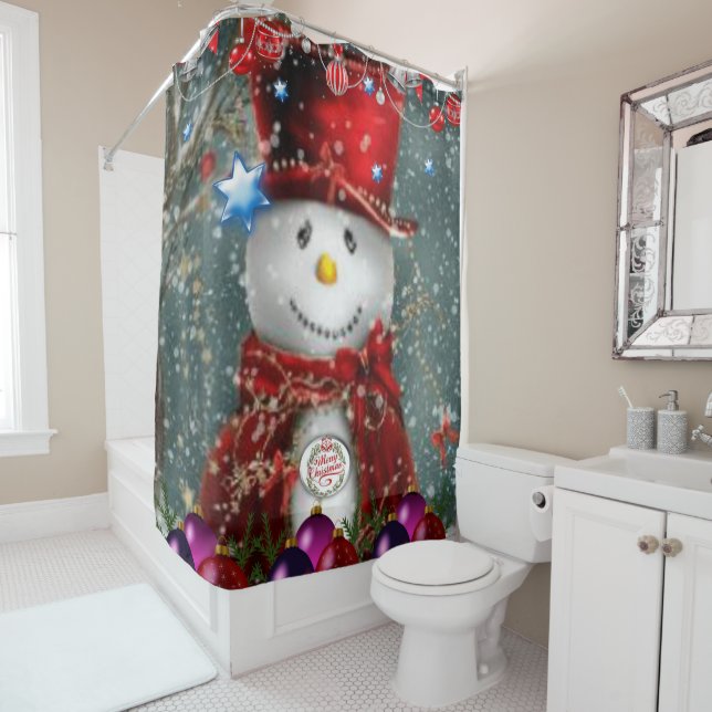 Para Box Chá Cortina Snowman (In Situ)