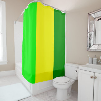 Para Box Chá Cortina Verde Amarelo