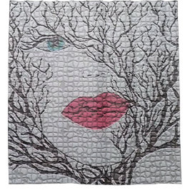 Para Box Chá de beleza feminina Cortina de água do mosaico