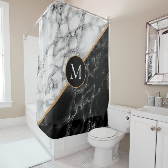 Para Box Chá Personalizado Cortina Marble Design (In Situ)