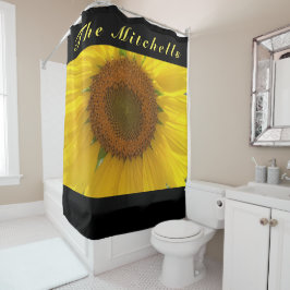 Para Box Cortina brilhante de Chá de girassol amarelo