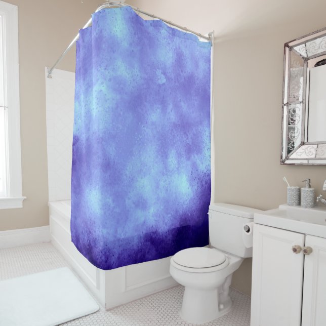 Para Box Cortina Chá de Efeito de Nuvem de Tempestade Azul (In Situ)