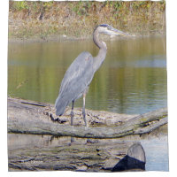 Cortina chá Heron Azul