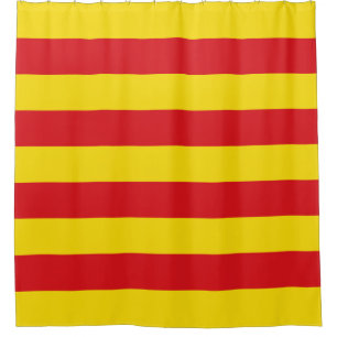 Para Box Cortina Chá Patriótica com Bandeira da Catalunha