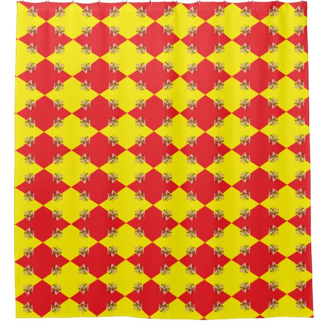 Para Box Cortina Chá Patriótica com Bandeira da Sicília (Frente)