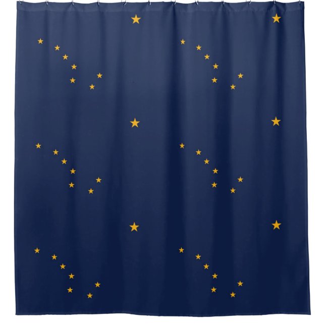 Para Box Cortina Chá Patriótica com Bandeira do Alasca, EUA (Frente)