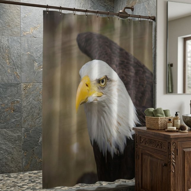 Para Box Cortina de Banho Bald Eagle Spirit – Declaração Ou (Criador carregado)