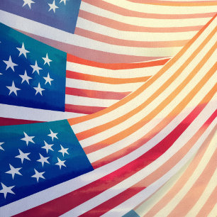 Para Box Cortina de Banho Bandeira Americana Patriótica