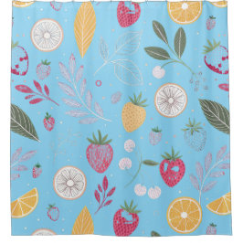 Para Box Cortina de Banho Blue Berry Citrus – Vi Verão Fres