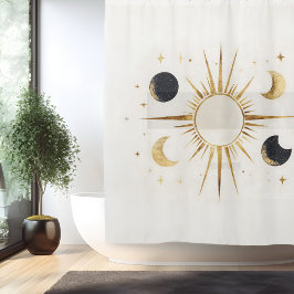 Para Box Cortina de Banho Boho Celestial Bliss