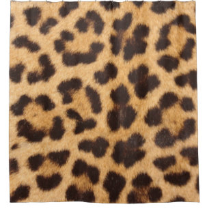 Para Box Cortina de Banho Estampa Leopardo Guepardo