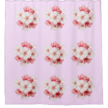 Cortina de Banho Floral