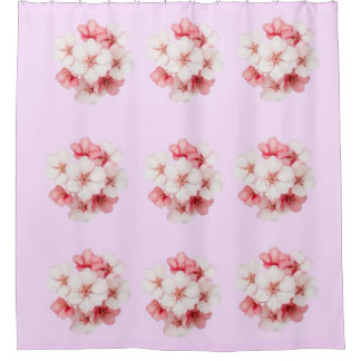 Para Box Cortina de Banho Floral