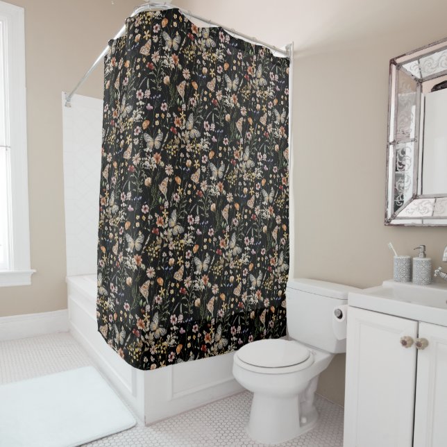 Para Box Cortina de Banho Floral Boho (In Situ)