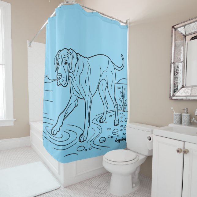Para Box Cortina de Banho Great Dane (In Situ)