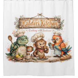 Para Box Cortina de Banho Kalderi Kindness Kitchen