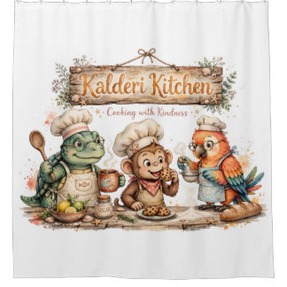 Para Box Cortina de Banho Kalderi Kindness Kitchen