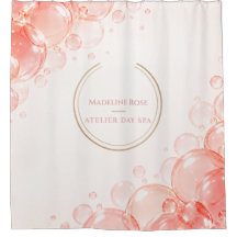 Cortina de Banho Personalizada Blush Bubble Atelie