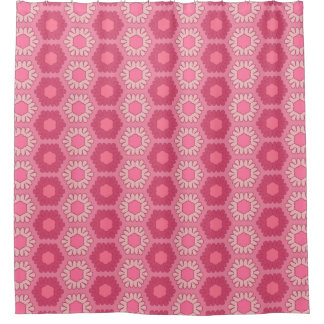 Para Box Cortina de Banho Rosa Desanimada Y2K Floral Ociden