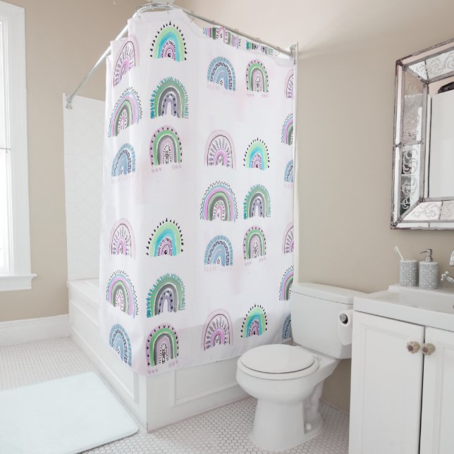 Para Box Cortina de Baño Escandinava Arcoíris (In Situ)