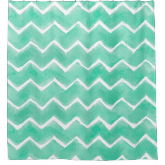 Para Box Cortina de Chá Aqua Chevron