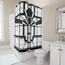 Cortina de Chá Art Deco